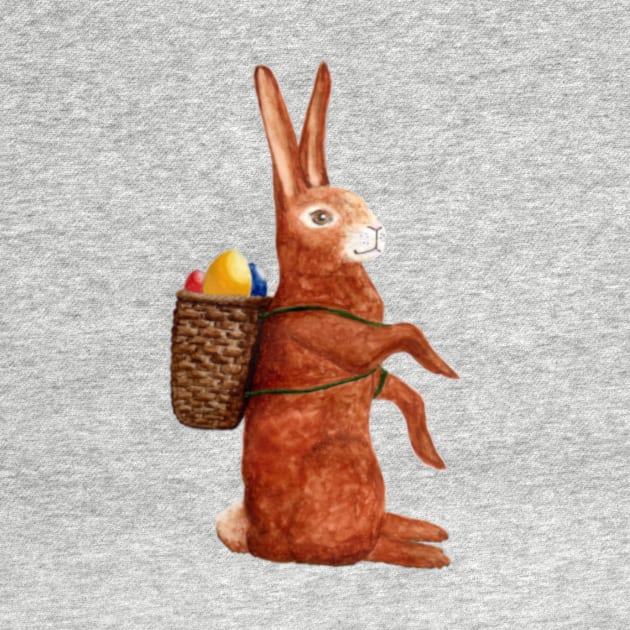 Easter bunny, retro without background by Kunst und Kreatives